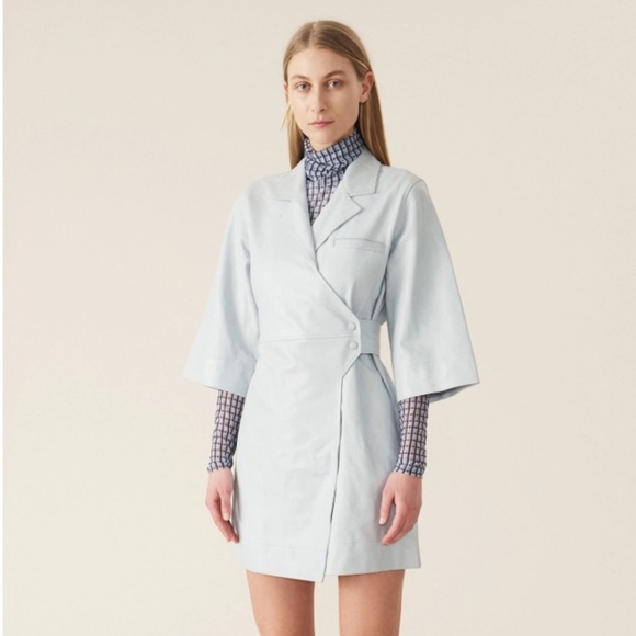 Ganni blue Jacket - Picture 1 of 16